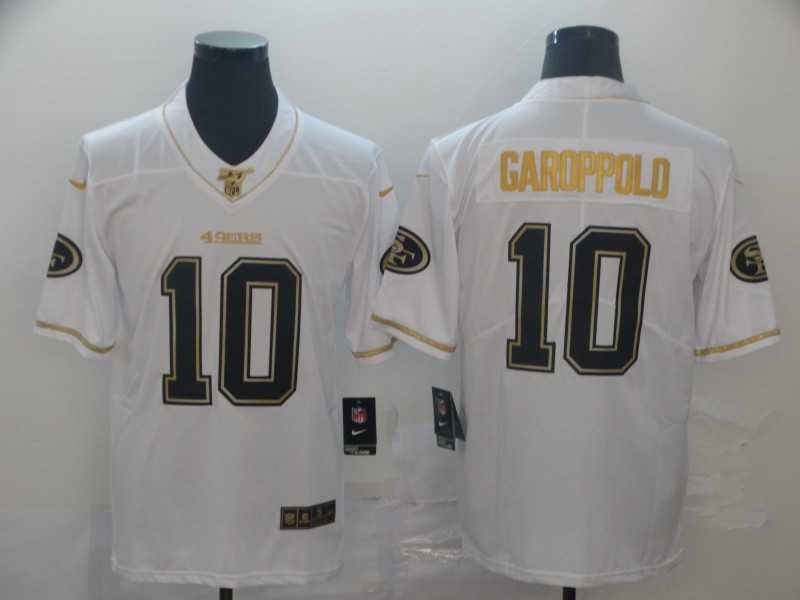 Nike 49ers 10 Jimmy Garoppolo White Gold Vapor Untouchable Limited Jersey,We sell and wholesale Nike 49ers 10 Jimmy Garoppolo White Gold Vapor Untouchable Limited Jersey on line form chian!